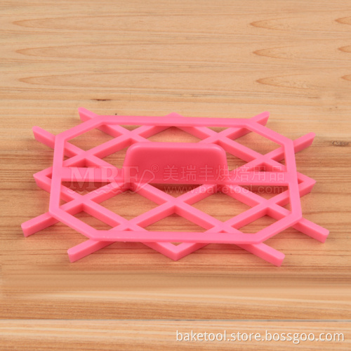 Diamond Shape Fondant Cake Cookie Embosser Cutter Mold